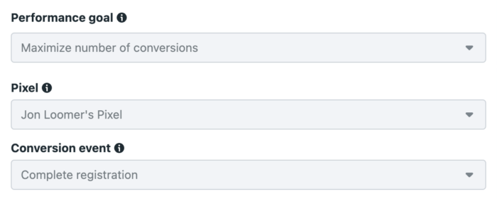 Maximize Conversions Performance Goal